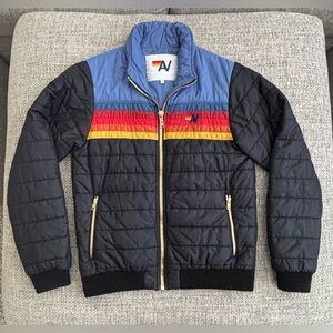 Aviator Nation 🌈 Black 5 Stripe Jacket Size Medium